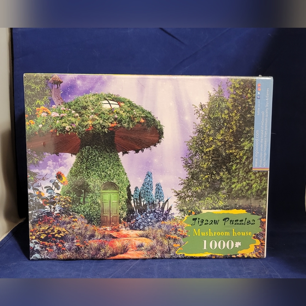 BRAND NEW In Gooood Mushroom House 1000 Piece Jigsaw Puzzle Fantasy Series